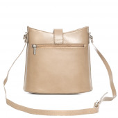 Geanta dama de umar din piele naturala DiAmanti Avellino Beige Scuro